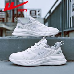 Warrior メンズシューズ 2025 夏ランニングシューズ通気性衝撃吸収ソフトソール女性のカップルの靴プルバックスポーツシューズ男性