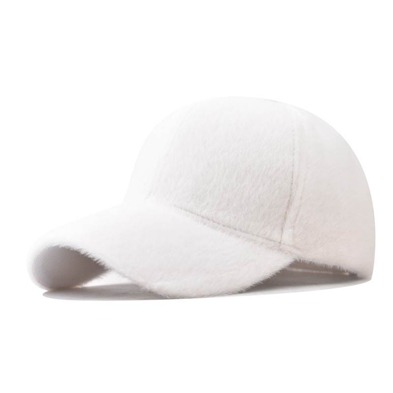 Women's Casual Solid Color Crimping Baseball Cap display picture 7