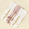 3 pieces/hand powder white
