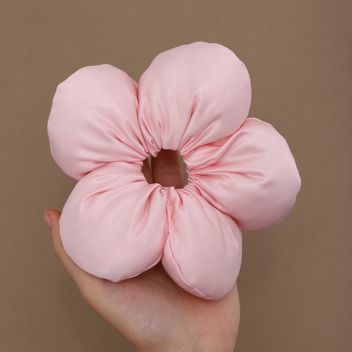 Color curry flores dulces flores del intestino delgado anillo de pelo para niños bolas de cabello cuerda de caballo correa de cabello para niñas