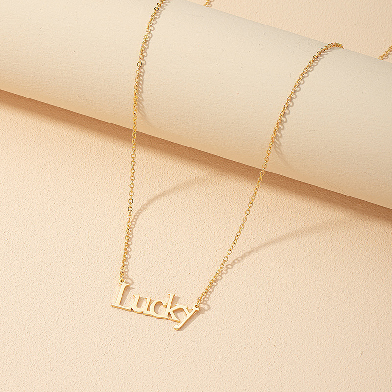 New Fashion Lucky Necklace display picture 2