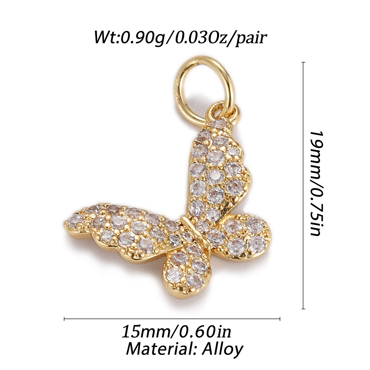 7g Weight Vacuum Plating Gold Plating Process Pendant Jewelry Making Type 19*15mm, 29*20mm Jewelry Making Size Gold Plated Plating Material Zircon Inlay Material DIY Jewelry Accessories Classification 1 Piece Quantity Copper Material Jaguar, Butterfly, Elephant Pattern Plating, Inlay Design Basic Style 1 Piece 19*15mm 29*20mm Copper Zircon Gold Plated Jaguar Butterfly Elephant Pendant 1