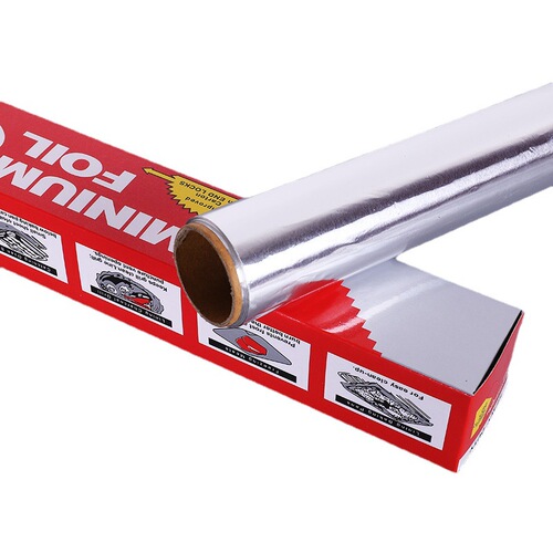 T wholesale whole roll of Japanese baking kitchen oil-proof barbecue tin foil high-temperature resistant barbecue wrapped aluminum foil baking paper