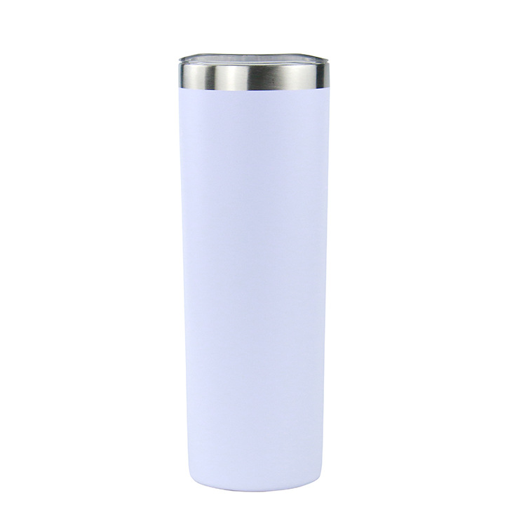 Comercio exterior 20oz doble vacío taza de acero inoxidable taza de café portátil taza de automóvil taza de plástico por pulverización taza de cuerpo recto image 6