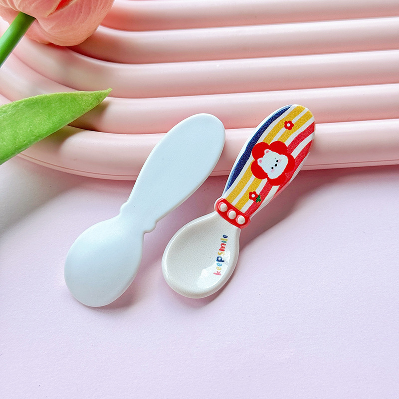 漫画 diy 樹脂アクセサリージュエリー猫フォーククリーム接着剤ヘアピン携帯電話ケース靴バックルキーホルダーペンダント|undefined