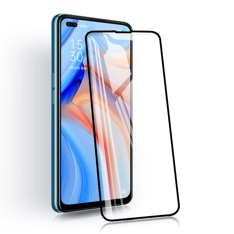 Подходит для OPPO RENO12 закалённое стекло 11 полноэкранное PRO полностью прозрачное Reno9 HD A93 защитное стекло для мобильного телефона, комплект 6 штук A9