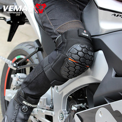 Summer riding motorcycle knee pads two-piece set of rider off-road protective gear, windproof, warm and anti-fall leg pads for all seasons