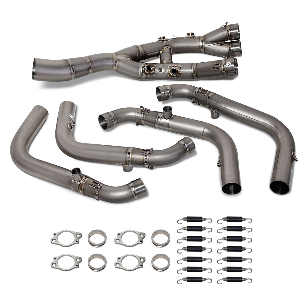 Suitable for Motorcycle and Motorcycle Modified Exhaust S1000R S1000Rr New Titanium Alloy Front Section 60mm
