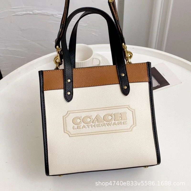 New Big-Name Women's Bag Fashion Casual Fieldtote22 Tote Bag Hand-Held Shoulder Crossbody Bag Genuine Leather Women's Bag