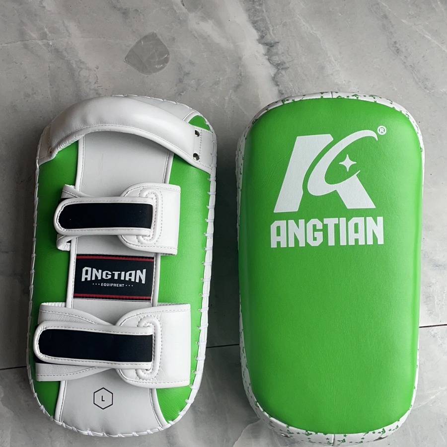 Angtian Muay Tailandés pie objetivo taekwondo Sanda engrosado pie Objetivo lucha entrenamiento curvado objetivo boxeo objetivo mano boxeo equipo de protección