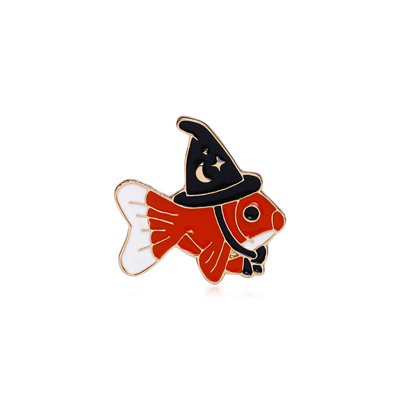 Broche en alliage transfrontalière, série animaux, chat mignon de dessin animé, badge en métal, accessoire de mode anime_voghion.com