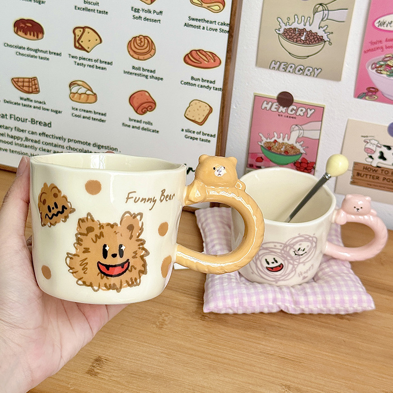 Taza de alto valor Taza de regalo de cumpleaños de oficina para niñas Taza de souvenirs Taza de cerámica Taza de café para parejas Hogar