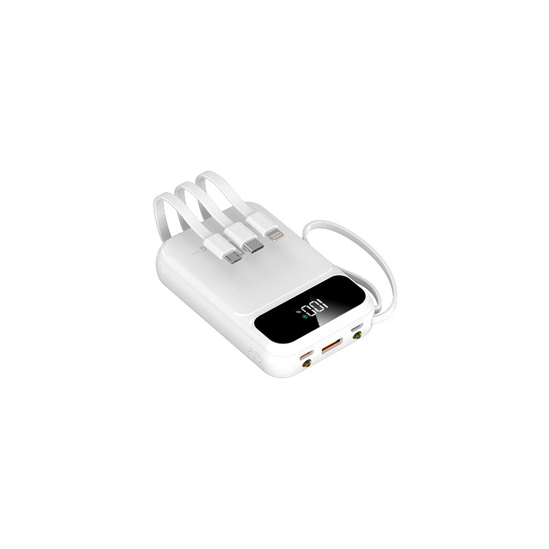 新しいミニ内蔵充電式パワーバンク 20000 mAh 大容量超薄型コンパクトポータブル電源急速充電|undefined