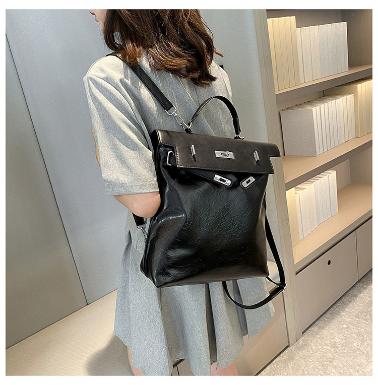 2023 Neue Doppel-Umhängetasche, Einzel-Umhängetasche, Umhängetasche, Dreifach-Nutzungstasche, Handgriff-Muster, Öl-Ledertasche, große Kapazität, beliebte Eimertasche_voghion.com