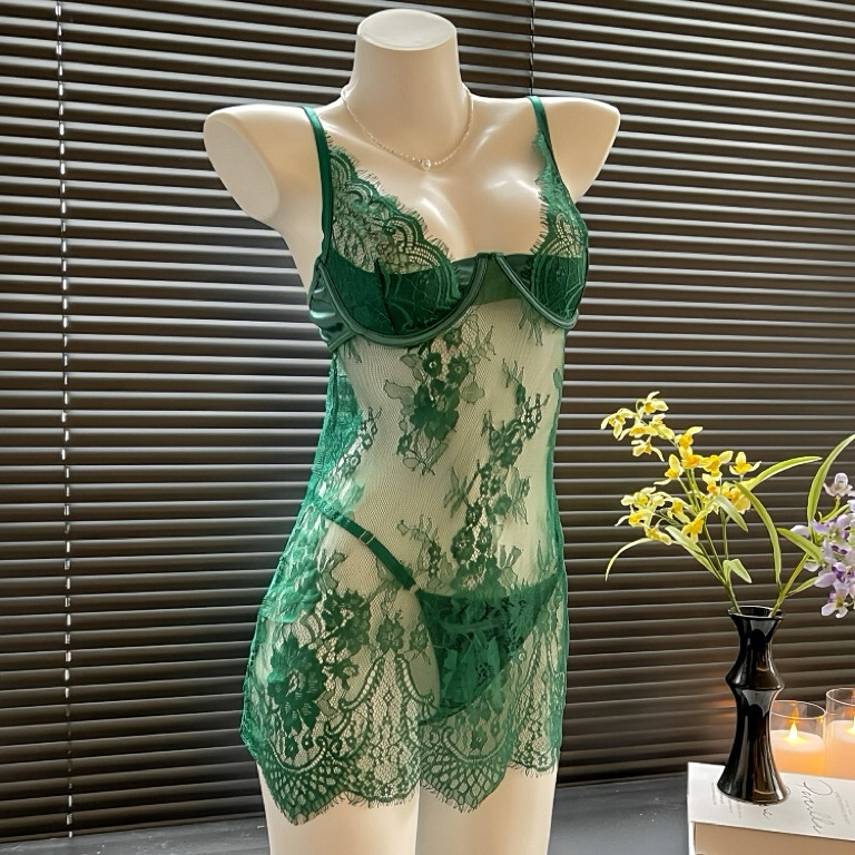 Utopia 2025 Spring/Summer European and American Foreign Trade Sexy Lace Strap Push-Up Shapewear Two-Piece Set for Women Utopia 2025 Spring/Summer European and American Foreign Trade Sexy Lace Strap Push-Up Shapewear Two-Piece Set for Women