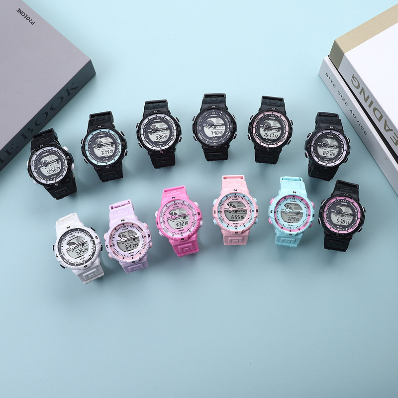 Popular spring and summer fashion sports luminous watches for men and women, suitable for middle and high school students, in stock for wholesale from the factory Popular spring and summer fashion sports luminous watches for men and women, suitable for middle and high school students, in stock for wholesale from the factory