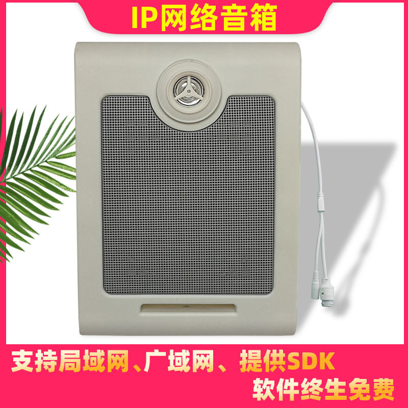 Ip Network Digital Broadcast System Wall-Mounted Indoor School Classroom Speaker Network Cable Transmission 15W Background Music Poe