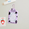 Card holder for elementary school students, photo PVC, travel card case, pendant