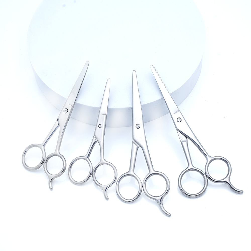 Spot al por mayor recortador de barba de acero inoxidable tijeras de barba para hombres tijeras de cejas de maquillaje tijeras de peluquería tijeras de belleza tijeras pequeñas