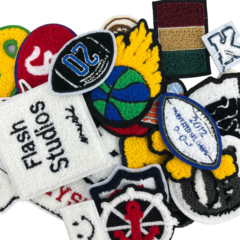 タオル刺繍衣料品小章ラベル布ステッカーメーカー在庫卸売直販コンピュータ刺繍 DIY 衣類アクセサリー|undefined