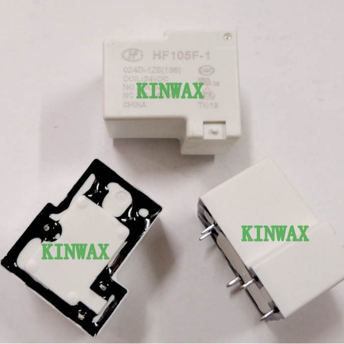 HF105F-1/070D6-1ZT 继电器一组转换5脚30A240VAC线圈电压