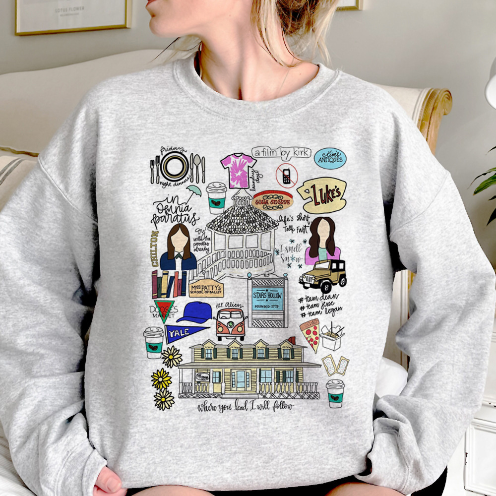 Gilmore Girls hoodies women Korean style 2024 gothic funny