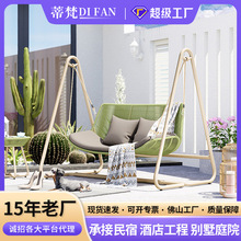别墅庭院秋千吊椅室外花园吊床露天阳台家用双人摇椅高端户外秋千