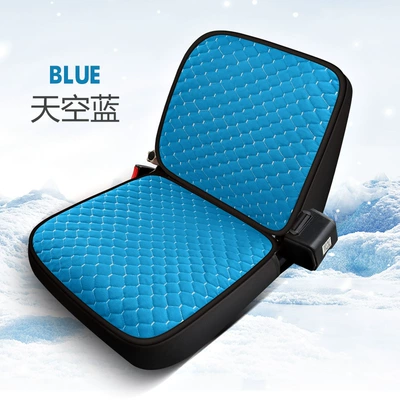 Wool pad cover forklift engineering vehicle agricultural - sky-blue