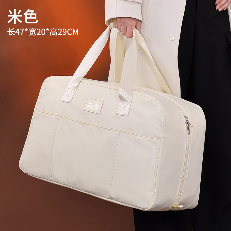 Nuevo producto transfronterizo, bolsa de viaje de expansión de gran capacidad de sensación de alta calidad, bolsa de gimnasio de yoga, bolsa de ejercicio, bolsa de equipaje de viaje de corta distancia image 7