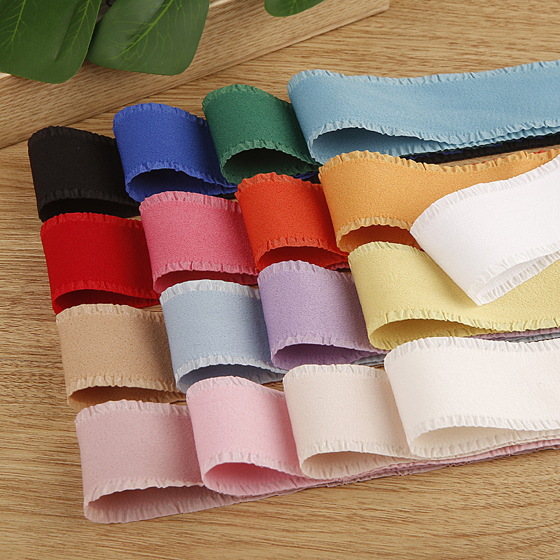 Nylon reversible skirt edge weaving band clothing shoe flower hat gift box flower decoration bow tie DIY hair accessory material with