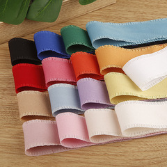 Nylon reversible skirt edge weaving band clothing shoe flower hat gift box flower decoration bow tie DIY hair accessory material with