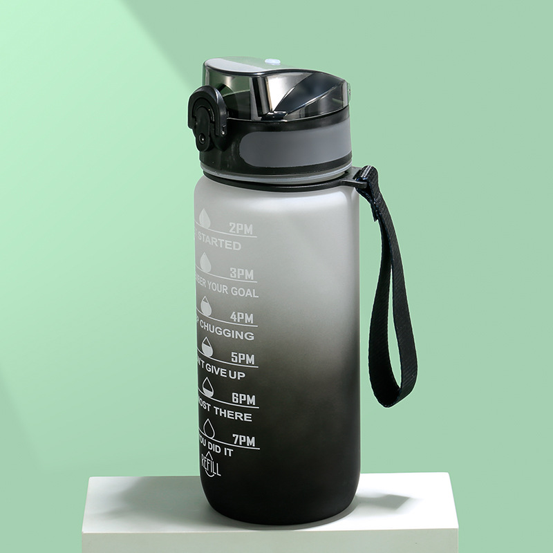 Taza espacial transfronteriza personalizada de alta capacidad y alto valor nominal Gradiente hervidor de agua a prueba de caídas de verano deportivo femenino taza de bebida directa