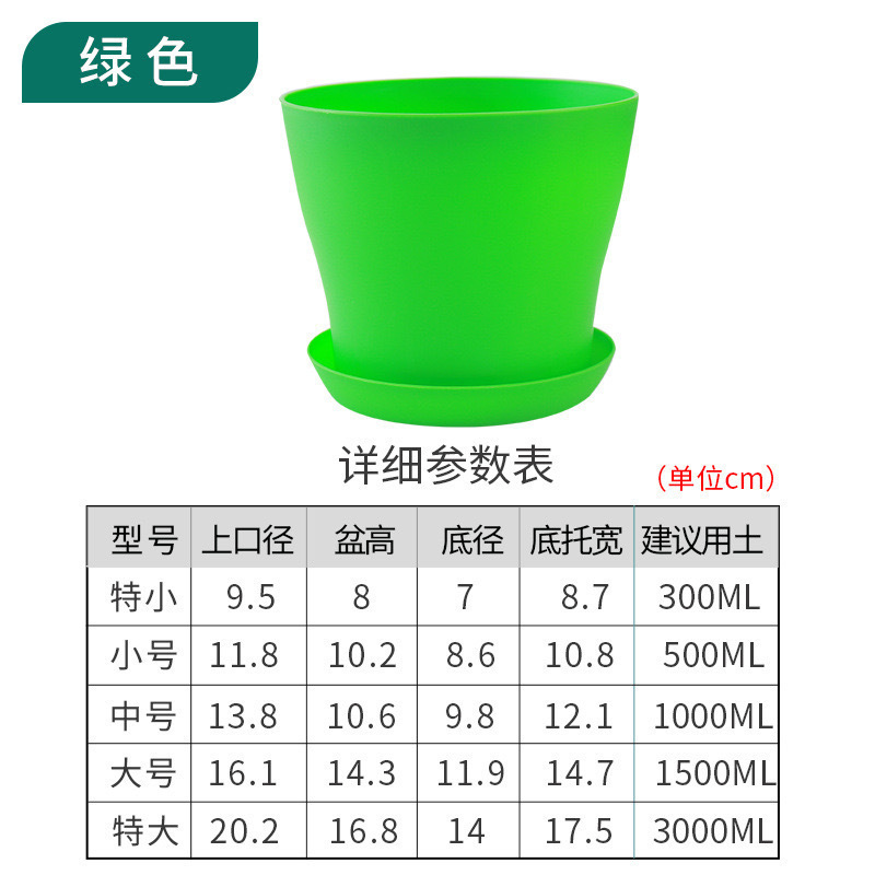 樹脂プラスチック植木鉢ポータブル家庭用バルコニー鉢植え多肉植物ポトス植物模造セラミックオープンラウンド植木鉢|undefined