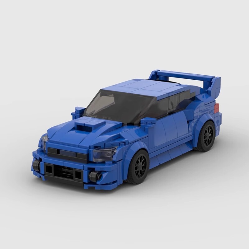 MOC building blocks compatible with lego 70675 speed series 8 wing leopard JDM japanese subaru sti header d MOC building blocks compatible with lego 70675 speed series 8 wing leopard JDM japanese subaru sti header d