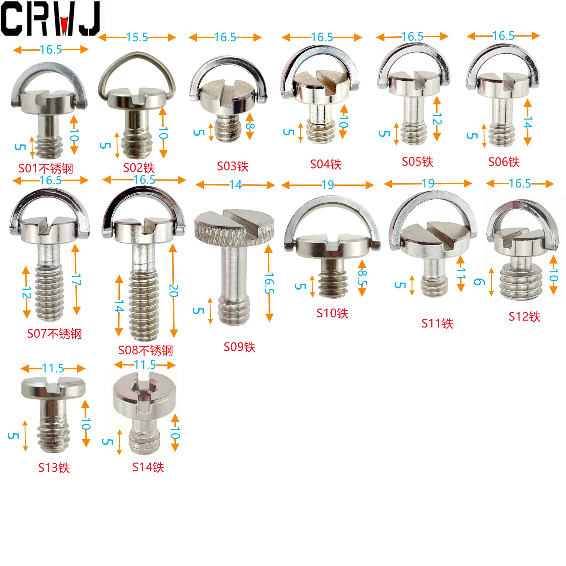 Оптовые Универсальные винты для камеры 1/4 головки штатива для винтов быстросъемной пластины Benosz
