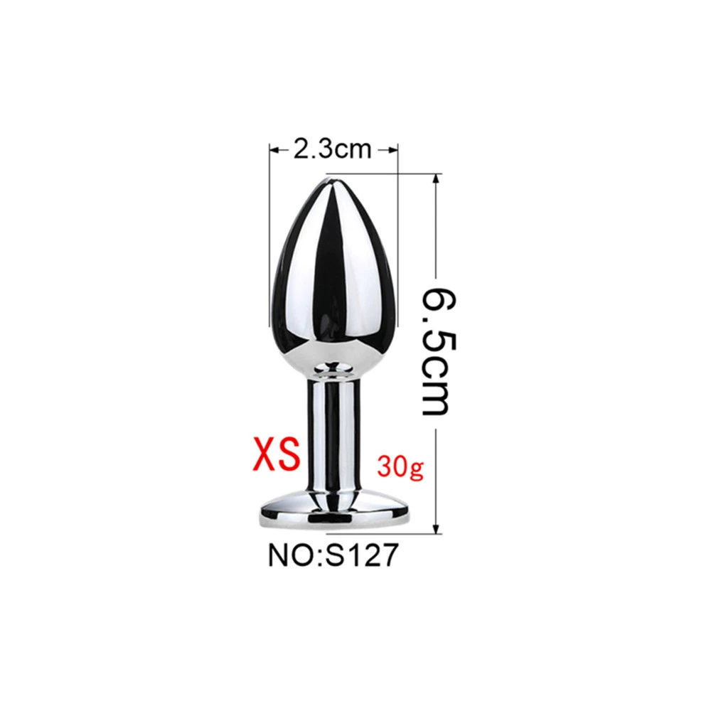Detachable Anal Plug Heads, Silicone & Metal Options, Multiple Shapes and Sizes