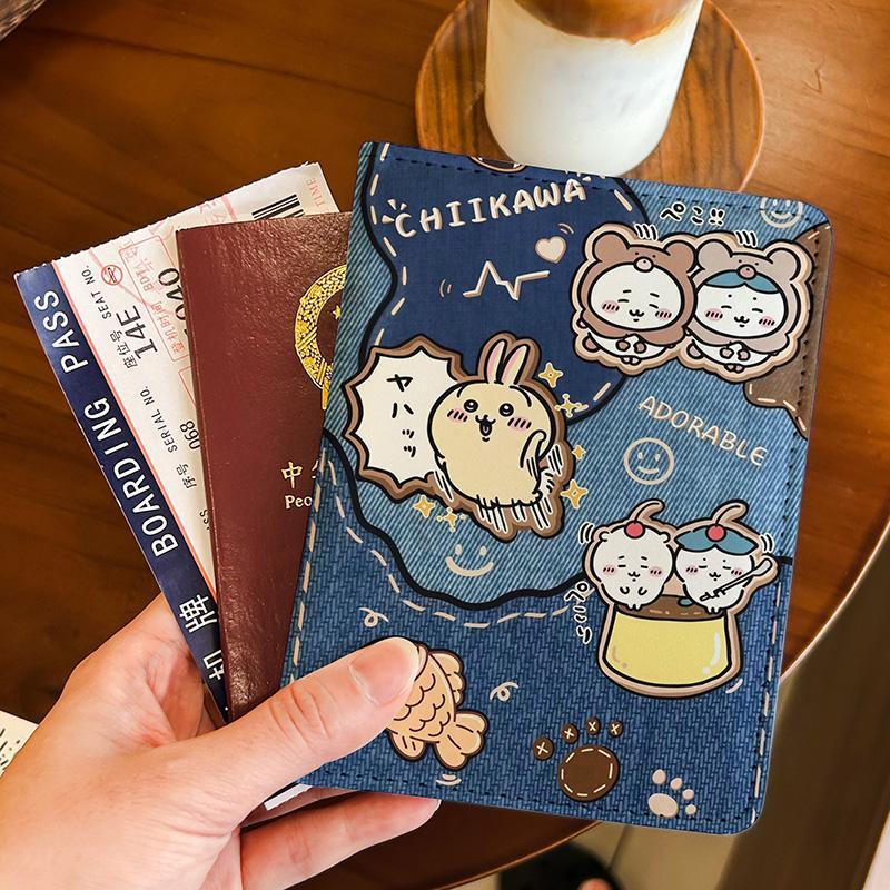 クレヨンしんちゃんレトロカウボーイ漫画パスポートホルダードキュメントバッグ保護カバー多機能カードバッグ海外旅行ポータブル|undefined