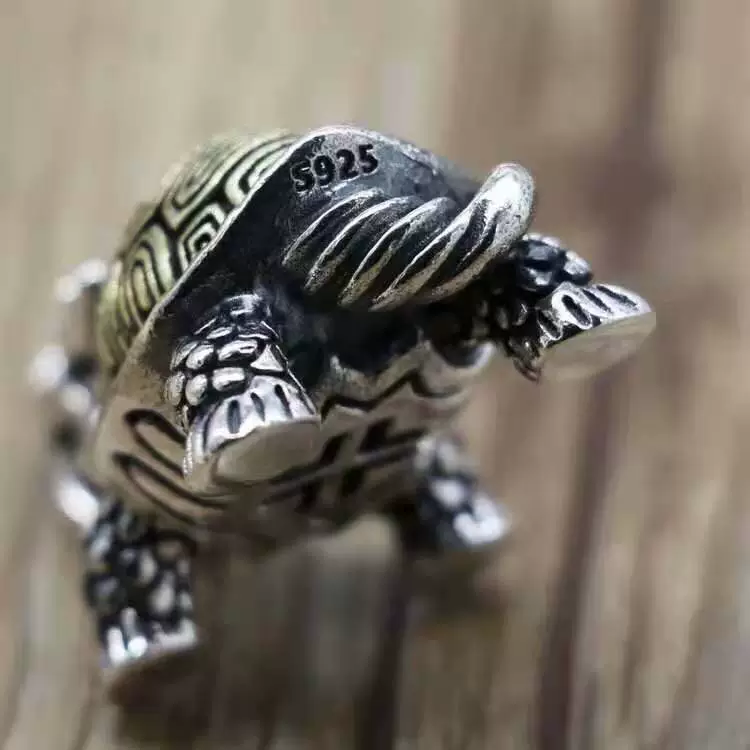 Retro pendant for men and women, accessory, keychain, silver 925 sample
