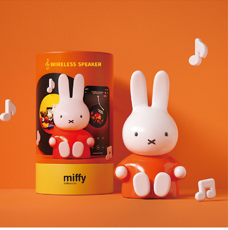 MIPOW米菲无线蓝牙音响小型米菲兔可爱创意3D可插TF卡迷你低音箱|ms