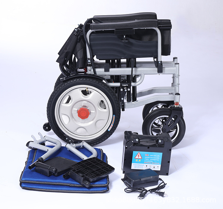 Wheelchair manufacturers Four-wheel scooter for the elderly and the disabled Foldable chair Intelligent electric wheel chair Foldable portable wheelchair