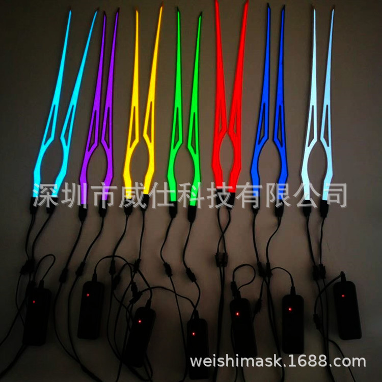 Cross-Border Hot-Selling Motorcycle Helmet Light Strip El Motorcycle Night Travel Safety Light Strip Can Be Freely Cut