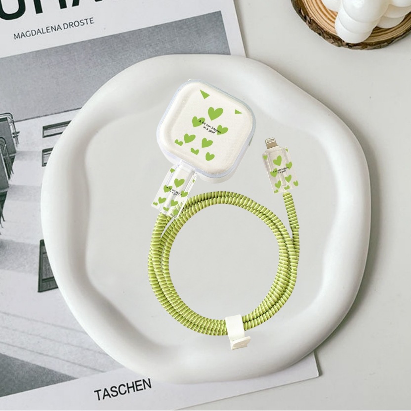 그린 잉글리시 러브 [5종세트-큰머리1-작은머리2-보호로프1-스트랩1]