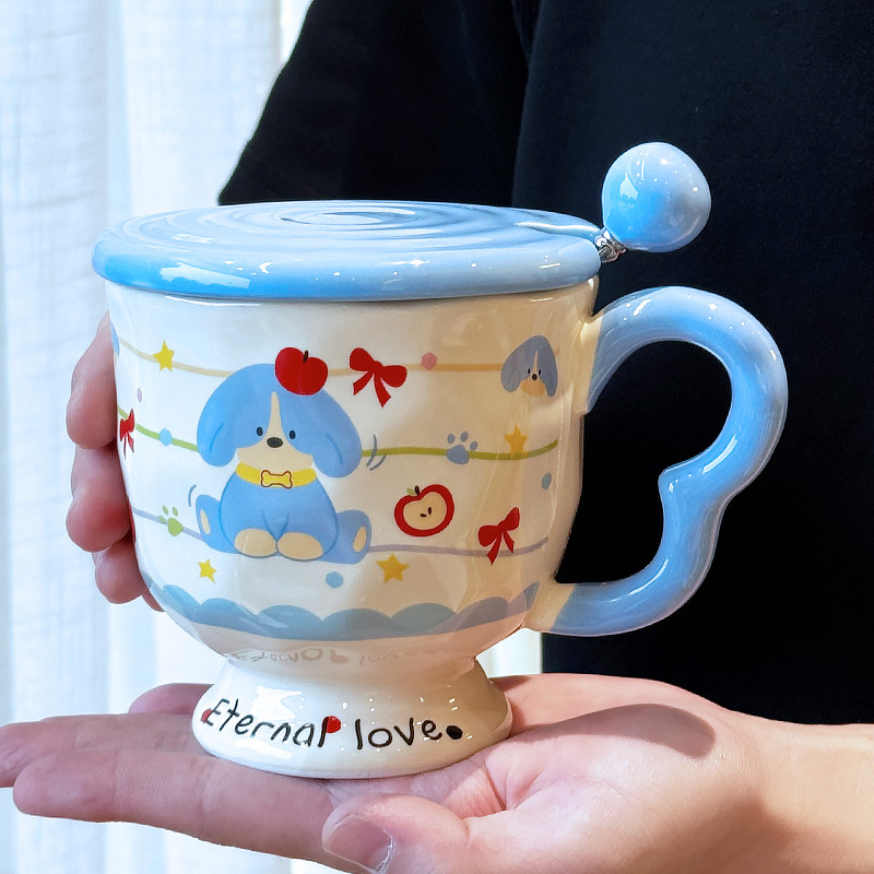 Regalos de cumpleaños de alto valor para niños y niñas, novias, tazas de cerámica, tazas de pareja, recuerdos prácticos