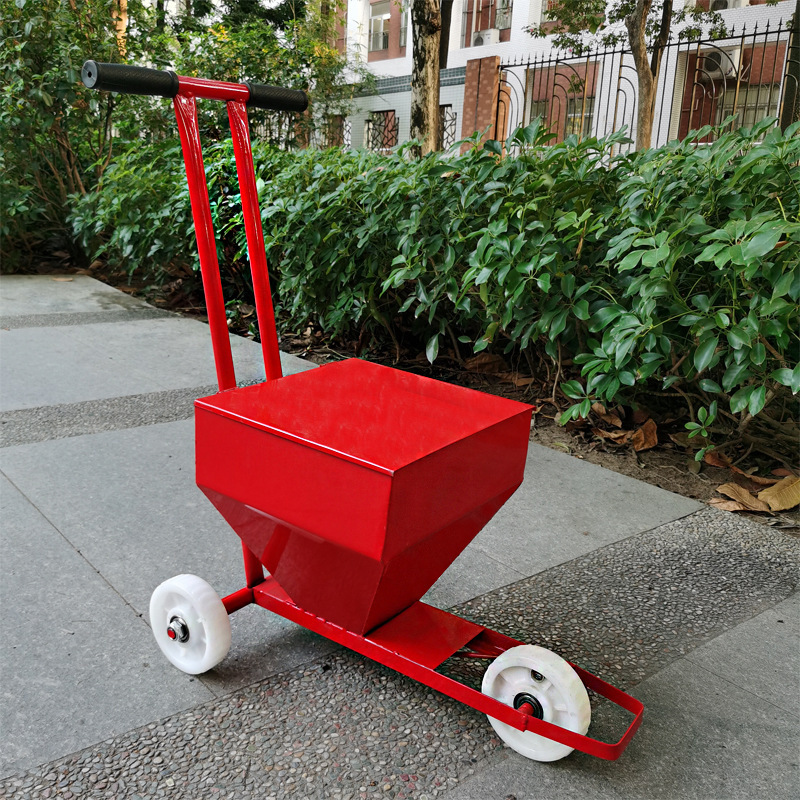 Road marking vehicle, lime powder, construction site mortar spreader, mortar line spreading tool, ground marking vehicle, national standard construction site
