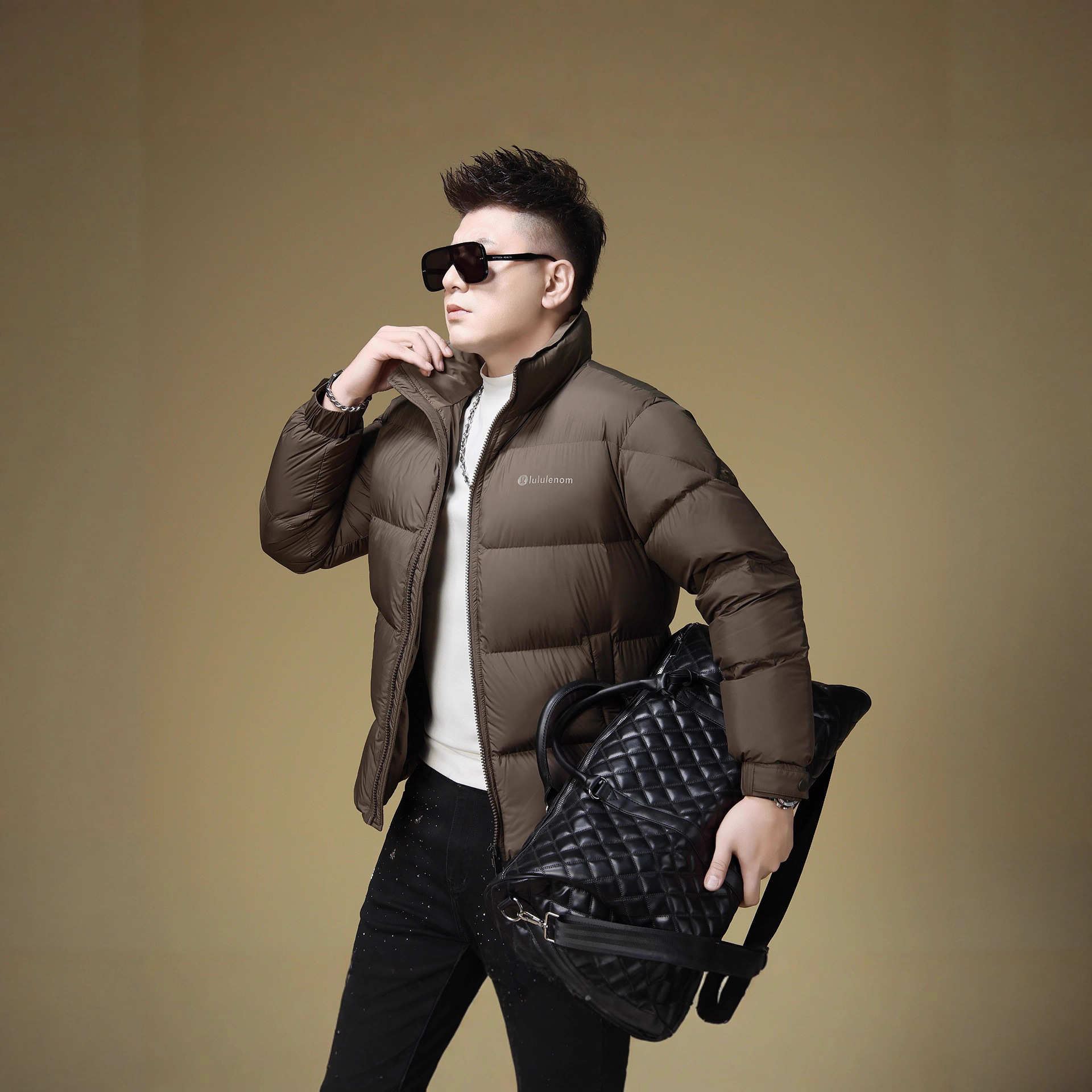 2025 Men's Winter New Style 90 White Duck down Jacket American Style Stand Collar Warm Windproof Coat Item No. 6132