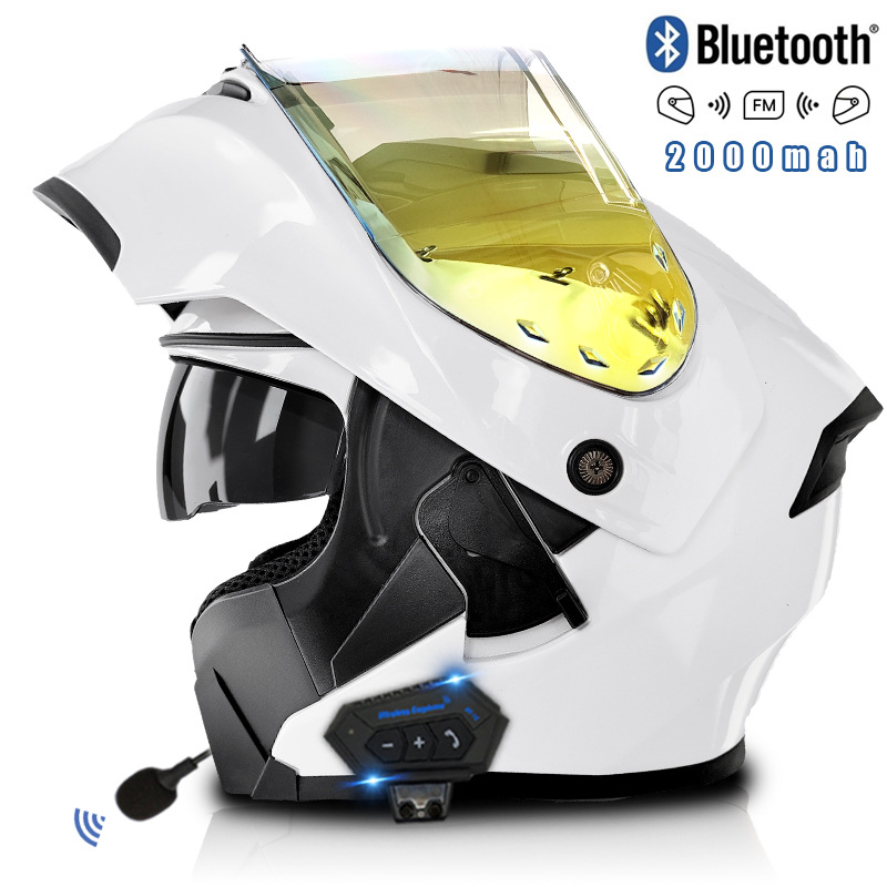 SE-밝은 화이트 나이트 비전 금박 거울-인터콤 블루투스 포함