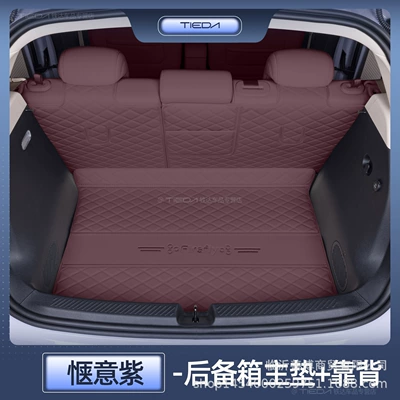 Mat, Fully Enclosed Firefly | Trunk Mat - firefly-comfortable-purple-main-cushion-backrest-anti-fouling-and-anti-wrinkle-nio-firefly-firefly