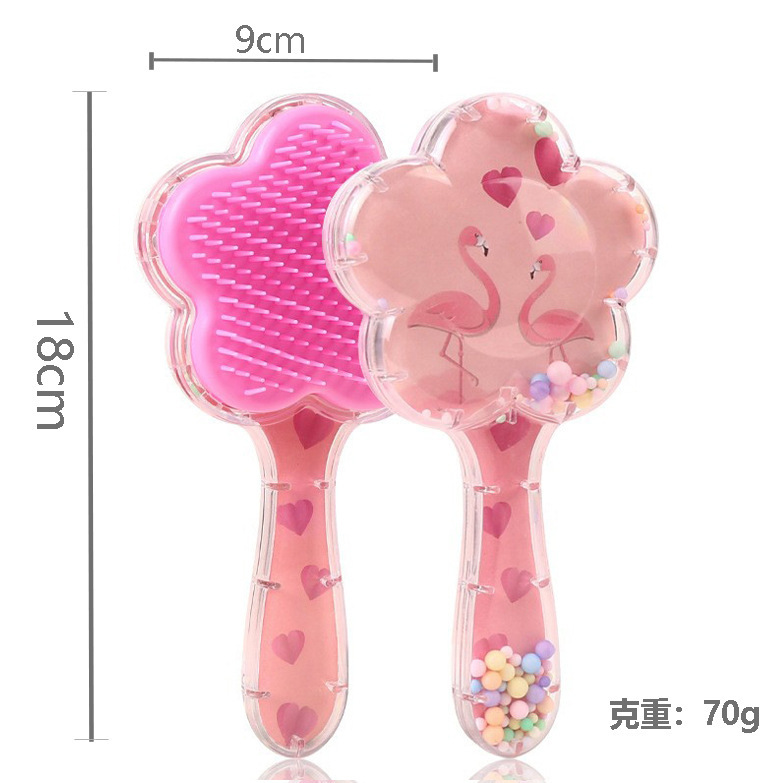 Pein de dibujos animados transfronterizos personalizados cuadrados portátiles impresión transparente arco iris masaje fluido bolsa de aire estudiante