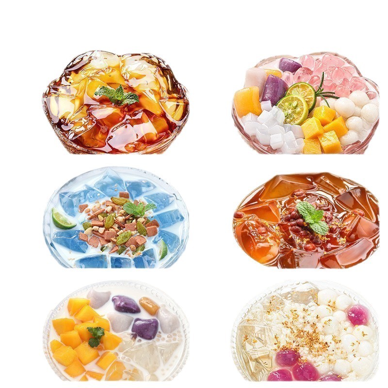 アイスパウダー材料と調味料のフルセット、四川アイスパウダーパウダーヨーグルトフルーツゼリーの材料、商業用|undefined