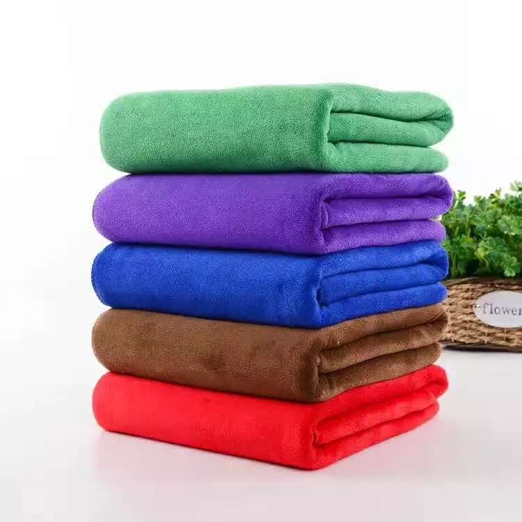 Microfiber dry hair towel 400 square grams of plain matte absorbent hair does not shed hair does not fade towel bath towel Microfiber dry hair towel 400 square grams of plain matte absorbent hair does not shed hair does not fade towel bath towel